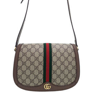 GUCCI Ophidia GG Messenger Crossbody Bag Shoulder Brown